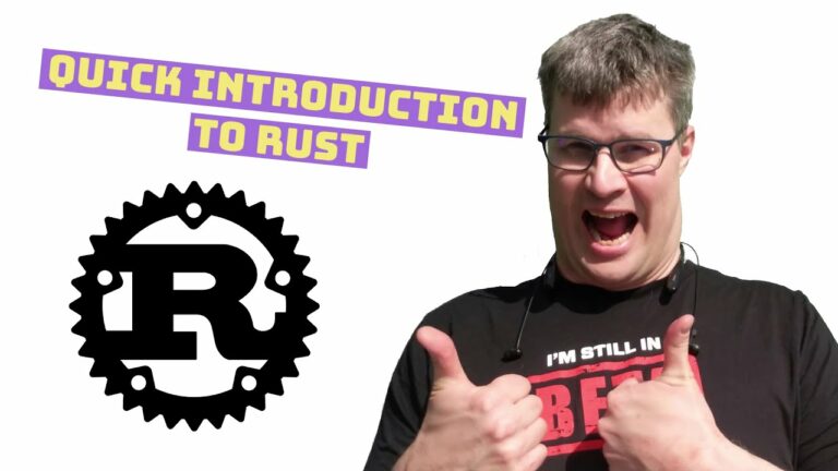 Let’s do a quick introduction to rust