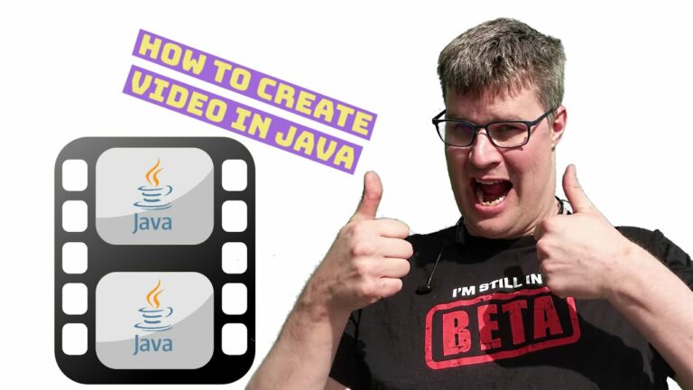 How to create a video in java