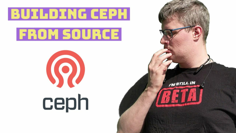 We build ceph from source