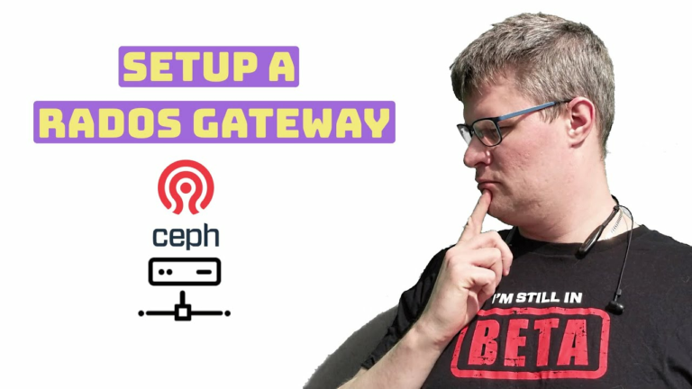 How to setup a RADOS Gateway for an S3 API in Ceph